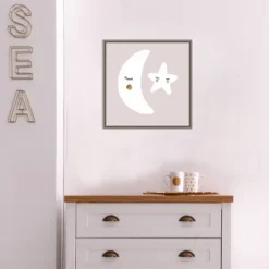 16" X 16" Nap Time I By Victoria Barnes Framed Canvas Wall Art Gray Wash - Amanti Art -Home Decor Shop GUEST 2bddc584 7c15 4c22 869f 8bfdba83b42c