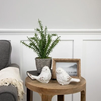 Northlight Real Touch™ Artificial Thyme Plant In Gray Ceramic Pot - 15" 1 Northlight Real Touch™ Artificial Thyme Plant In Gray Ceramic Pot - 15"