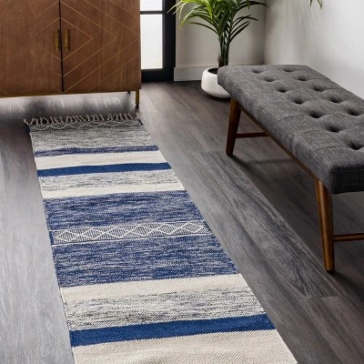 NuLOOM Striped Fringe Angela Area Rug 1 NuLOOM Striped Fringe Angela Area Rug