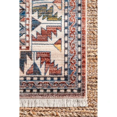 NuLOOM Vintage Kathryn Aztec Tassel Area Rug 3 NuLOOM Vintage Kathryn Aztec Tassel Area Rug - Image 3