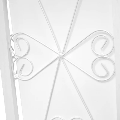 Etagere Storage Shelf Floor Lamp With Linen Shade White - Simple Designs 8 Etagere Storage Shelf Floor Lamp With Linen Shade White - Simple Designs - Image 8