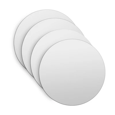 Americanflat Adhesive Mirror Tiles - Peel And Stick Mirrors For Wall - Frameless Round Mirrors For Bedroom And Living Room Décor 5 Americanflat Adhesive Mirror Tiles - Peel And Stick Mirrors For Wall - Frameless Round Mirrors For Bedroom And Living Room Décor - Image 5