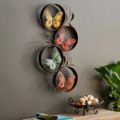 Eclectic Metal Butterfly Wall Decor - Olivia & May