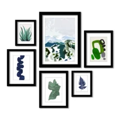 (Set Of 6) Framed Prints Gallery Wall Art Set Green Mountains By Louise Robinson - Americanflat 12 (Set Of 6) Framed Prints Gallery Wall Art Set Green Mountains By Louise Robinson - Americanflat -Home Decor Shop GUEST 31b71166 e379 470b 8638 d64b6eb40962
