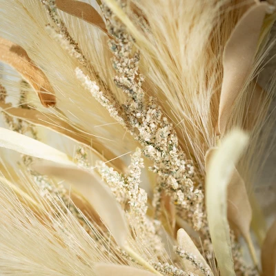 Sullivans Artificial Plume Grass & Berry Wreath 23.5"H Brown 1 Sullivans Artificial Plume Grass & Berry Wreath 23.5"H Brown