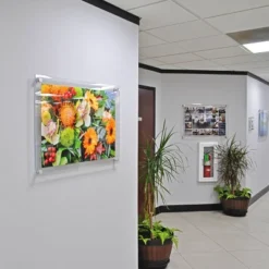 Azar Displays Floating Acrylic Wall Frame With Silver Stand Off Caps: 22" X 28" Graphic Size, Overall Frame Size: 26" X 32" 12 Azar Displays Floating Acrylic Wall Frame With Silver Stand Off Caps: 22" X 28" Graphic Size, Overall Frame Size: 26" X 32" -Home Decor Shop GUEST 33a02813 8587 4193 8acf c933643bb596