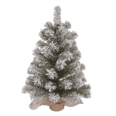 Transpac Artificial 24 In. Multicolor Christmas Snow Colorado Tree With Bagged Stand 1 Transpac Artificial 24 In. Multicolor Christmas Snow Colorado Tree With Bagged Stand