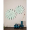 Metal Floral Wall Decor Set Of 3 Green - Olivia & May