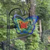 Ganz 40" Multi Color Steel Butterfly Spinner Outdoor Decoration