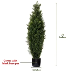 Forever Leaf 36" Cedar Boxwood In Black Pot (2 Pack), Indoor Artificial Plant For Home Decor 9 Forever Leaf 36" Cedar Boxwood In Black Pot (2 Pack), Indoor Artificial Plant For Home Decor -Home Decor Shop GUEST 3949c41c 37e3 4f38 b6e3 762b67ef0592