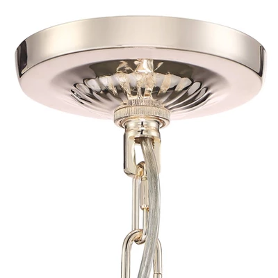 Vienna Full Spectrum Mellie Champagne Gold Chandelier 24" Wide French Crystal 6-Light Fixture For Dining Room House Kitchen Island Entryway Bedroom 5 Vienna Full Spectrum Mellie Champagne Gold Chandelier 24" Wide French Crystal 6-Light Fixture For Dining Room House Kitchen Island Entryway Bedroom - Image 5