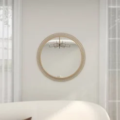 Contemporary Metal Wall Mirror Gold - Olivia & May 28 Contemporary Metal Wall Mirror Gold - Olivia & May -Home Decor Shop GUEST 3a6b8007 12c3 4b63 8ddf 6ac8a2c8ffc9