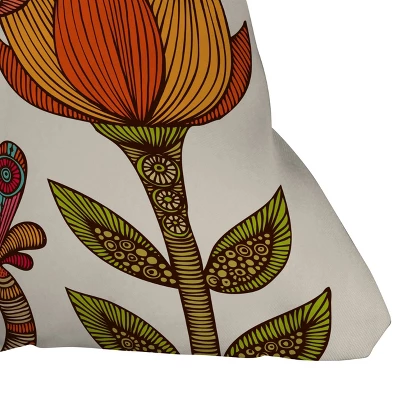 16"x16" Valentina Ramos In The Garden Square Throw Pillow Pink - Deny Designs 2 16"x16" Valentina Ramos In The Garden Square Throw Pillow Pink - Deny Designs - Image 2