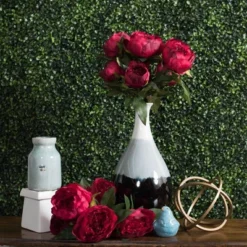 Artificial Peony Bush (23'') Red - Vickerman -Home Decor Shop GUEST 3dc5e486 bdc5 4886 91c4 49e28edf6f71