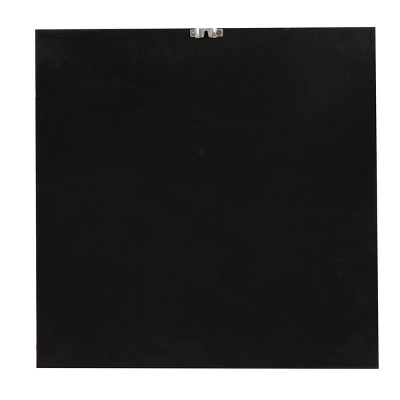 20" X 20" Paper Mache Geometric Handmade 3D Molded Art Shadow Box With Gold Accent And Wooden Frame White - The Novogratz 2 20" X 20" Paper Mache Geometric Handmade 3D Molded Art Shadow Box With Gold Accent And Wooden Frame White - The Novogratz - Image 2