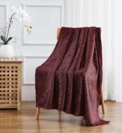 Kate Aurora Floral Ferns Shabby Chic Styled Oversized Ultra Soft & Plush Accent Throw Blanket -Home Decor Shop GUEST 3e613796 13e2 4360 bfc0 974dd10f3019