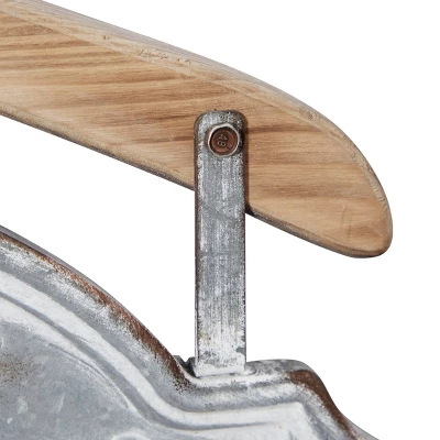 Metal Sign Laundry Room Wall Decor Gray - Olivia & May 4 Metal Sign Laundry Room Wall Decor Gray - Olivia & May - Image 4