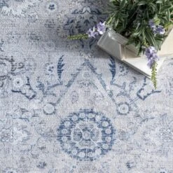 Lauren Liess X RugsUSA - Bayberry Vintage Machine Washable Area Rug -Home Decor Shop GUEST 3fe06e2f 04af 479b 8285 56f746372dd9