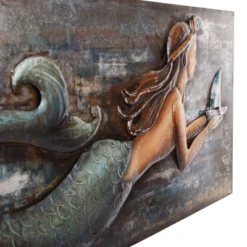 47" Three Dimensional Mermaid Handmade Decorative Wall Art - StyleCraft -Home Decor Shop GUEST 409e6db7 a193 4d92 b085 6a688f2421b5