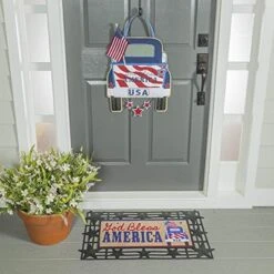 Evergreen Indoor Outdoor Patriotic 4th Of July Bundle Set Of 4 - Door Hanger Door Decor Truck Sassafras Doormat Frame And Sassafras Insert 14 Evergreen Indoor Outdoor Patriotic 4th Of July Bundle Set Of 4 - Door Hanger Door Decor Truck Sassafras Doormat Frame And Sassafras Insert -Home Decor Shop GUEST 4240b57d 3722 4a01 bda8 72993d5b4360