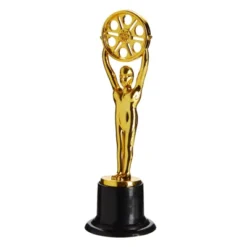 Juvale Pack Of 12 Mini Award Trophies - Plastic Movie Film Buff Trophy - Trophies For Kids - Great For Teachers, Gold, Black -Home Decor Shop GUEST 42c88a59 d81f 4312 9f55 4c4d8b024023