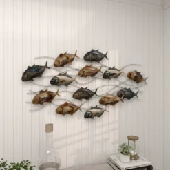 24" X 45" Metal Fish Indoor Outdoor Wall Decor Multi Colored - Olivia & May 19 24" X 45" Metal Fish Indoor Outdoor Wall Decor Multi Colored - Olivia & May -Home Decor Shop GUEST 42e535b7 ef9c 4aac 816c dafeb45b7fdc