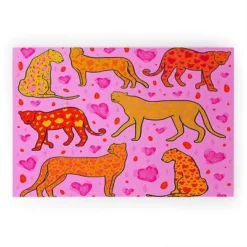Doodle By Meg Valentine Leopard Print Welcome Mat - Society6 -Home Decor Shop GUEST 4579b151 cee3 45b9 b1bf 9d113a0208f8