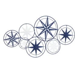 Metal Stars Indoor Outdoor Compass Wall Decor Blue - Olivia & May 7 Metal Stars Indoor Outdoor Compass Wall Decor Blue - Olivia & May -Home Decor Shop GUEST 47b2b39c cf09 460f 80e3 b3b065423144