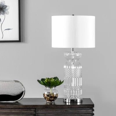 NuLOOM Catania 28" Glass Table Lamp 3 NuLOOM Catania 28" Glass Table Lamp - Image 3