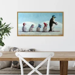 26" X 14" Ski School Penguins By Lucia Heffernan Framed Canvas Wall Art - Amanti Art 8 26" X 14" Ski School Penguins By Lucia Heffernan Framed Canvas Wall Art - Amanti Art -Home Decor Shop GUEST 49da27c5 4c6d 460b b5a8 2c45cc898c76