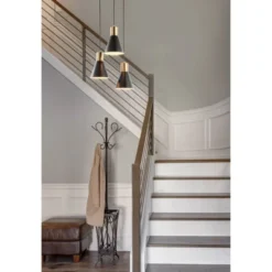 15" Metal Apollo Pendant (Includes Energy Efficient Light Bulb) Black - JONATHAN Y 9 15" Metal Apollo Pendant (Includes Energy Efficient Light Bulb) Black - JONATHAN Y -Home Decor Shop GUEST 4e511d68 1e09 46b6 833d 637f0692e877