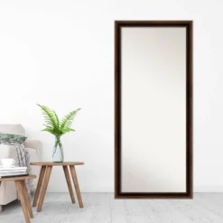 28" X 64" Non-Beveled Corded Bronze Full Length Floor Leaner Mirror - Amanti Art -Home Decor Shop GUEST 51c1c3d1 497a 4094 b064 24993806fc21