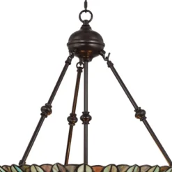 Robert Louis Tiffany Bronze Pendant Chandelier 20" Wide Rustic Peacock Stained Art Glass 3-Light Fixture For Dining Room House Kitchen Island Entryway 11 Robert Louis Tiffany Bronze Pendant Chandelier 20" Wide Rustic Peacock Stained Art Glass 3-Light Fixture For Dining Room House Kitchen Island Entryway -Home Decor Shop GUEST 52ea19db f0d1 4d94 a5d1 0f1f4978b92a
