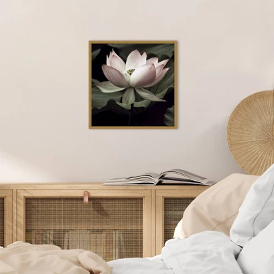 16" X 16" The Lotus I By Andy Neuwirth Framed Canvas Wall Art - Amanti Art 4 16" X 16" The Lotus I By Andy Neuwirth Framed Canvas Wall Art - Amanti Art - Image 4