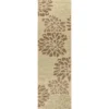 Zinnia Modern Floral Textured Weave Indoor/Outdoor Area Rug - JONATHAN Y