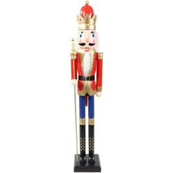 Sunnydaze Decor Sunnydaze Arnold The Strong Indoor Decorative Traditional Christmas Wooden Nutcracker Statue, 48-Inch 12 Sunnydaze Decor Sunnydaze Arnold The Strong Indoor Decorative Traditional Christmas Wooden Nutcracker Statue, 48-Inch -Home Decor Shop GUEST 53ca4ff5 6ea3 4770 9337 e0be4ae15834