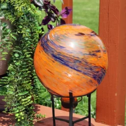 Sunnydaze Decor Sunnydaze Indoor/Outdoor Artistic Gazing Globe Glass Garden Ball For Lawn, Patio Or Indoors - 10" Diameter 7 Sunnydaze Decor Sunnydaze Indoor/Outdoor Artistic Gazing Globe Glass Garden Ball For Lawn, Patio Or Indoors - 10" Diameter -Home Decor Shop GUEST 541bb0b8 865d 4bf8 92d0 7d72a2295294