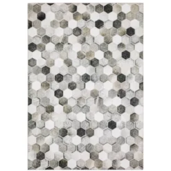 Marcel Geometric Block Animal Print Area Rug White/Gray - Captiv8e Designs 19 Marcel Geometric Block Animal Print Area Rug White/Gray - Captiv8e Designs -Home Decor Shop GUEST 54928a4d b45d 4a1a a771 0b541c1b5a2d