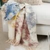 50"x60" Life Styles Hand Stitched Tie-dye Throw Blanket - Mina Victory