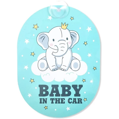 Car Decal Sticker, Baby In The Car (3 Pack) 2 Car Decal Sticker, Baby In The Car (3 Pack) - Image 2