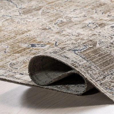 NuLOOM Zenni Vintage Floral Indoor/Outdoor Machine Washable Area Rug 3 NuLOOM Zenni Vintage Floral Indoor/Outdoor Machine Washable Area Rug - Image 3