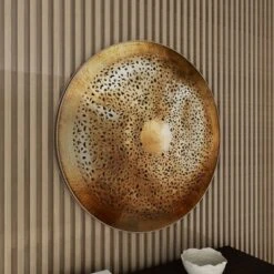 Metal Plate Wall Decor With Moroccan Pattern Gold - Olivia & May 23 Metal Plate Wall Decor With Moroccan Pattern Gold - Olivia & May -Home Decor Shop GUEST 575ac633 d6ca 46d5 8a92 1c6ae9aff55e