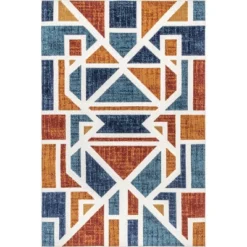 NuLOOM Alexia Contemporary Geometric Indoor/Outdoor Patio Area Rug -Home Decor Shop GUEST 57ab400a d5c8 4e64 9099 7231789ae701