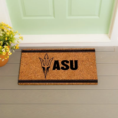 Evergreen Arizona State University Logo Turf Mat, Brown- 28 X 16 Inches Indoor Outdoor Doormat 4 Evergreen Arizona State University Logo Turf Mat, Brown- 28 X 16 Inches Indoor Outdoor Doormat - Image 4