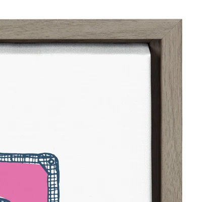 18" X 24" Sylvie Cassettes Framed Canvas Wall Art By Statement Goods Gray - Kate And Laurel 2 18" X 24" Sylvie Cassettes Framed Canvas Wall Art By Statement Goods Gray - Kate And Laurel - Image 2