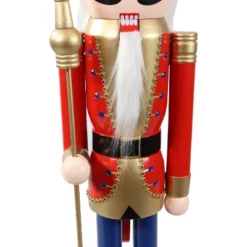 Sunnydaze Decor Sunnydaze Arnold The Strong Indoor Decorative Traditional Christmas Wooden Nutcracker Statue, 48-Inch 9 Sunnydaze Decor Sunnydaze Arnold The Strong Indoor Decorative Traditional Christmas Wooden Nutcracker Statue, 48-Inch -Home Decor Shop GUEST 5e9d299d 5c2c 47f3 a5e9 9682d34615b8