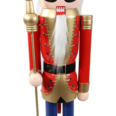 Sunnydaze Decor Sunnydaze Arnold The Strong Indoor Decorative Traditional Christmas Wooden Nutcracker Statue, 48-Inch 3 Sunnydaze Decor Sunnydaze Arnold The Strong Indoor Decorative Traditional Christmas Wooden Nutcracker Statue, 48-Inch - Image 3