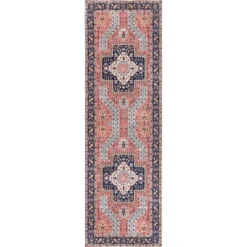 NuLOOM Amber Machine Washable Floral Aztec Area Rug -Home Decor Shop GUEST 60a453e5 390d 4ea8 8906 10f50d34f3f4