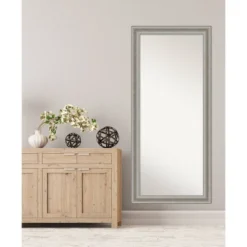 30" X 66" Parlor Silver Framed Full Length Floor/Leaner Mirror - Amanti Art 10 30" X 66" Parlor Silver Framed Full Length Floor/Leaner Mirror - Amanti Art -Home Decor Shop GUEST 60ec047c 87a0 4929 9831 e5b7107bd4f4