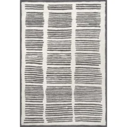 NuLOOM Tayshia Machine Washable Wool Modern Striped Area Rug -Home Decor Shop GUEST 616002b6 463c 4696 9ec5 68e404b22201